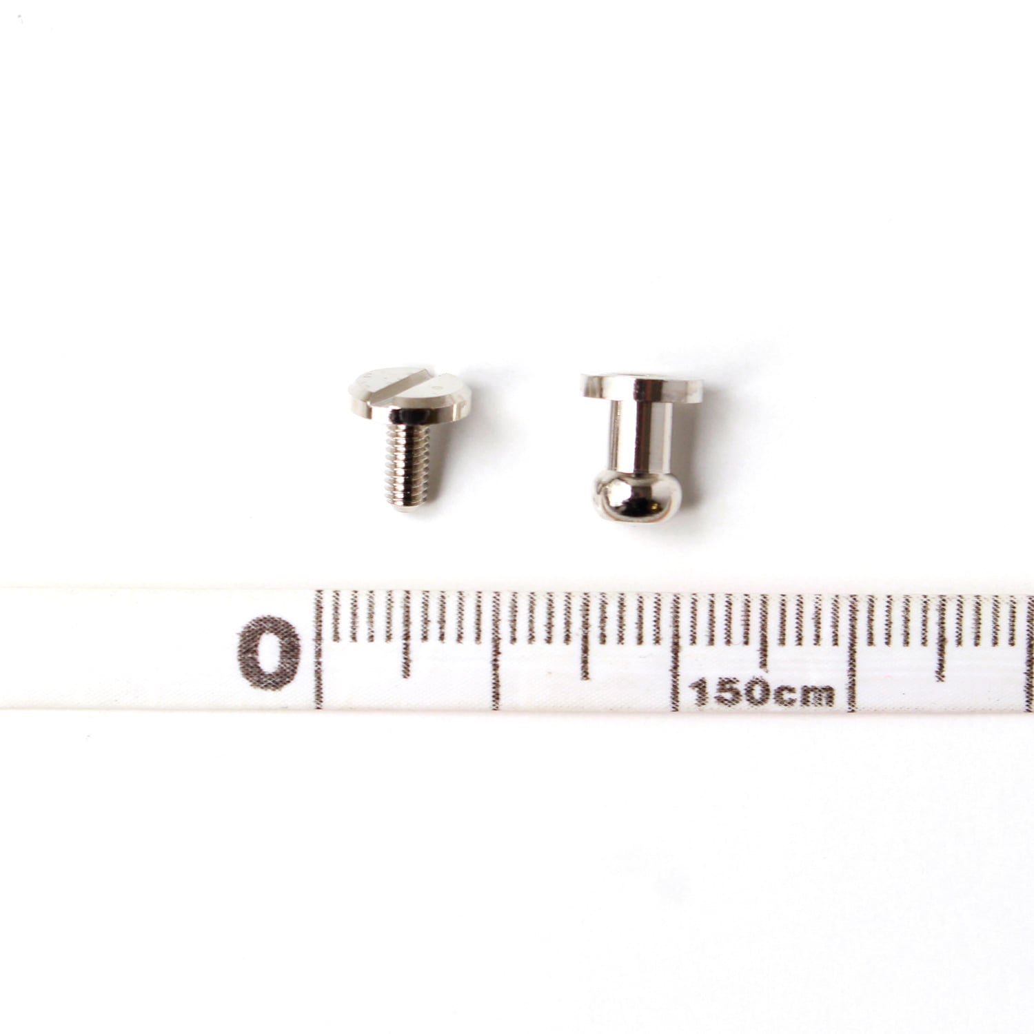 日本紐釦貿易 ネジ式ギボシφ5mm S ニッケル5個入 LG3 (ご注文単位1束)【直送品】