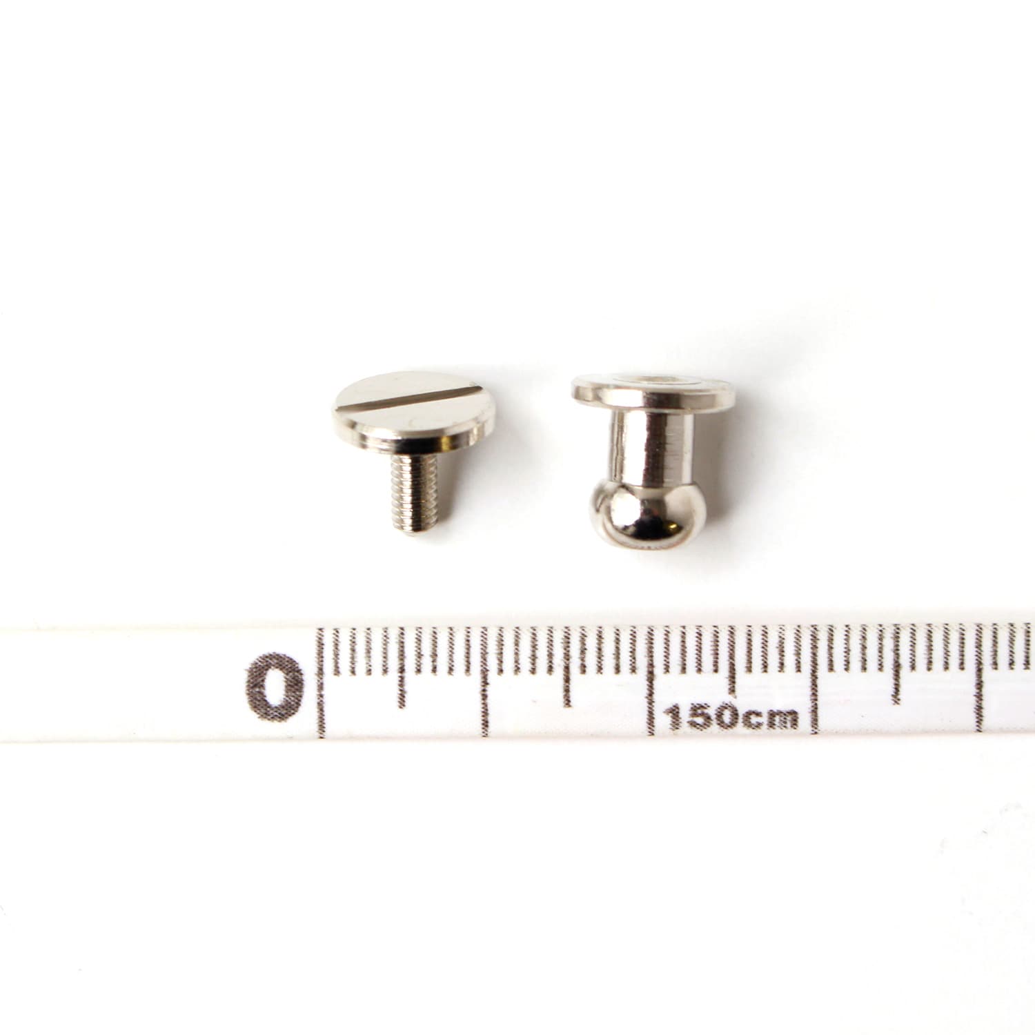 日本紐釦貿易 ネジ式ギボシφ7mm S ニッケル5個入 LG5 (ご注文単位1束)【直送品】