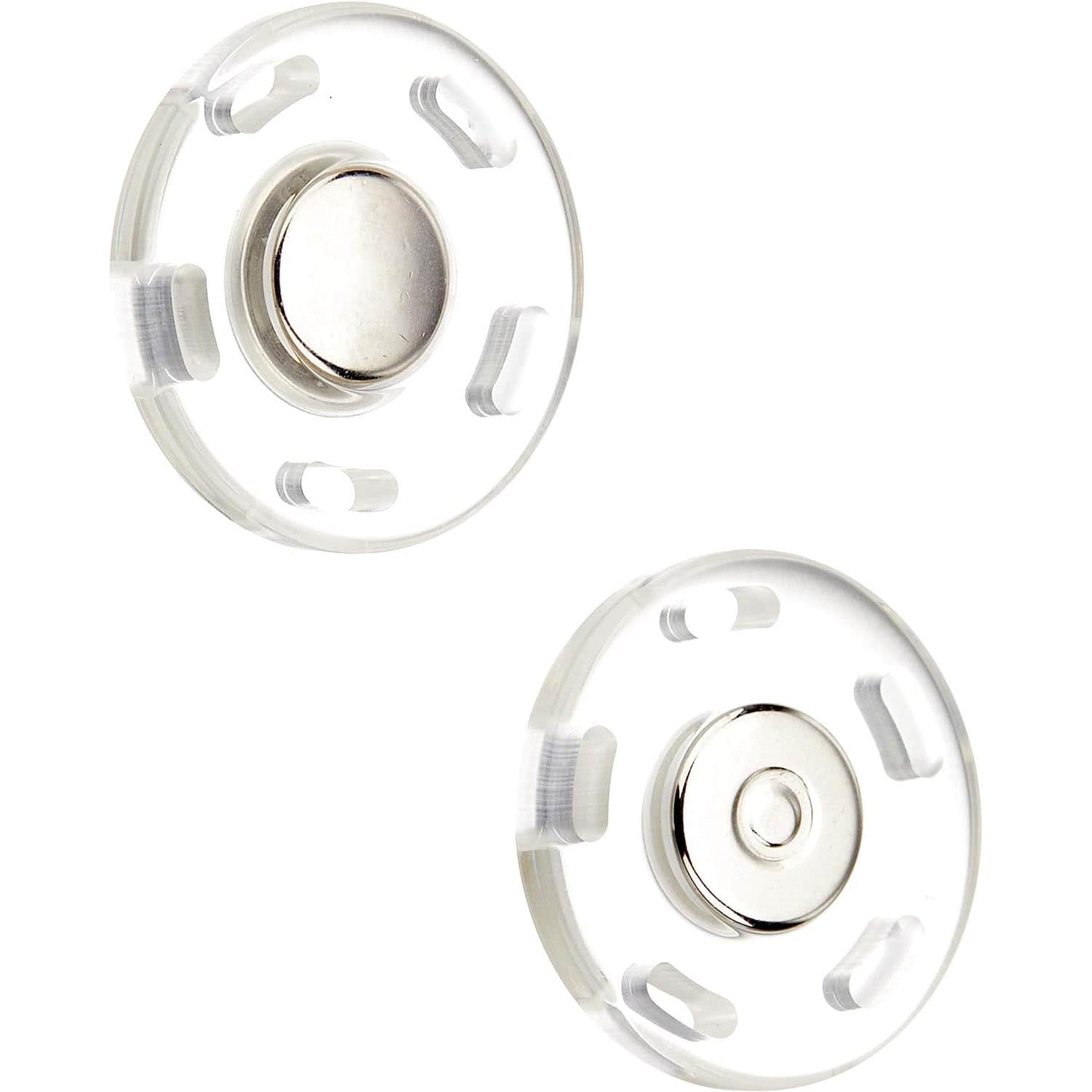 日本紐釦貿易 ポリエステルスナップボタン 3組入り φ25mm クリア P50678-25-00 （ご注文単位1束）【直送品】