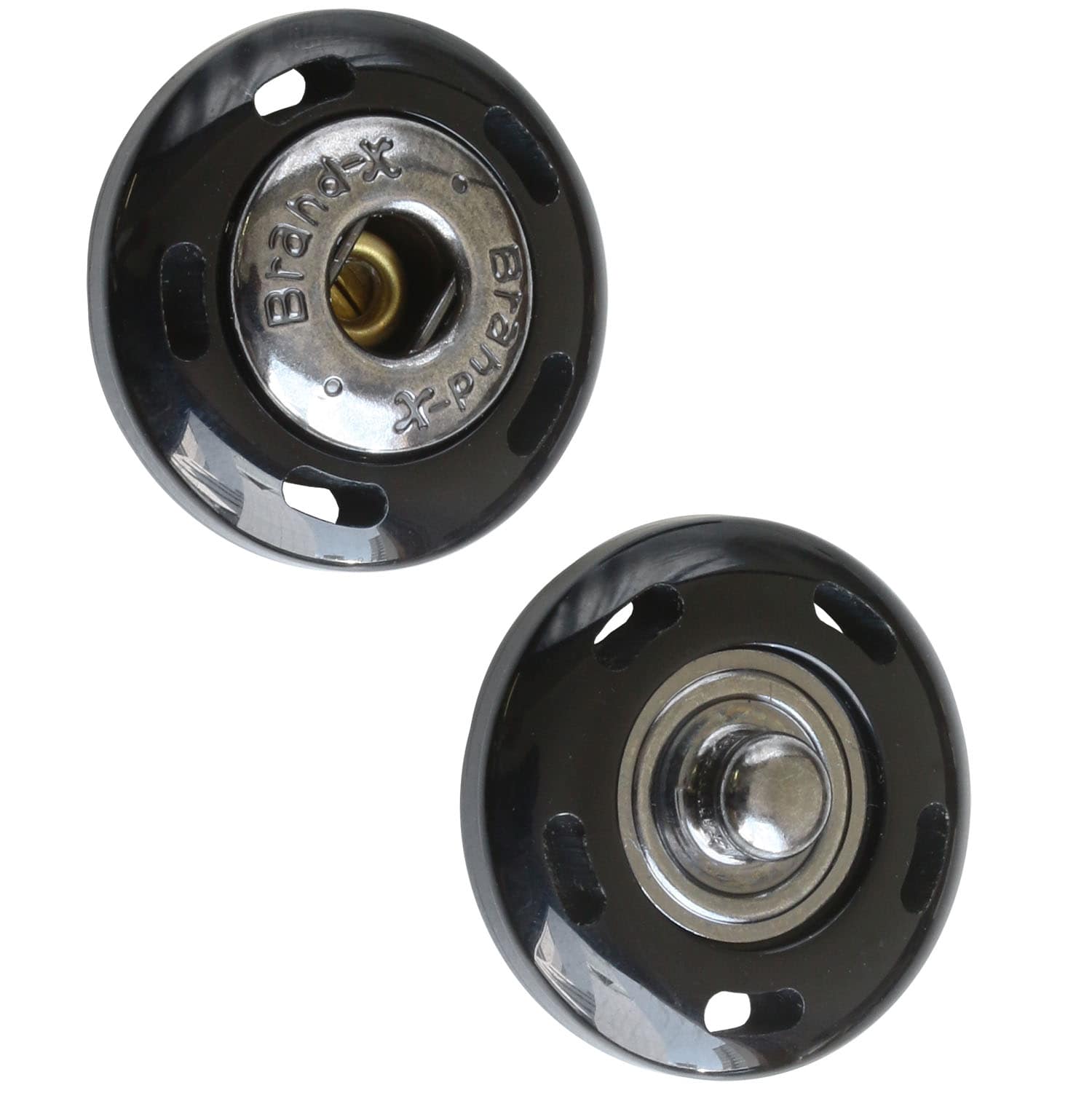 日本紐釦貿易 ポリエステルスナップボタン 3組入り φ20mm 黒 P50678-20-94 （ご注文単位1束）【直送品】