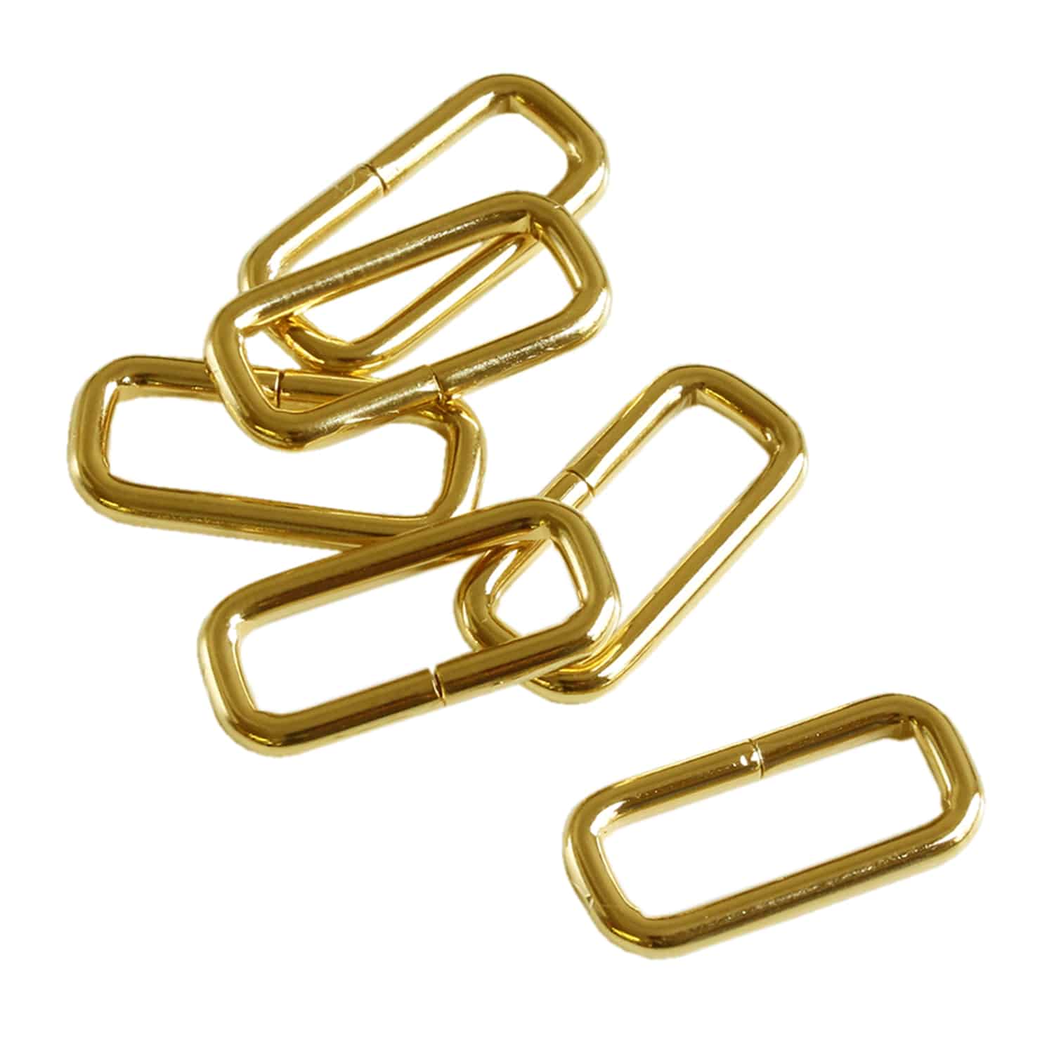 日本紐釦貿易 角カン 幅15mm 10個入 ゴールド S23-101 (ご注文単位1束)【直送品】