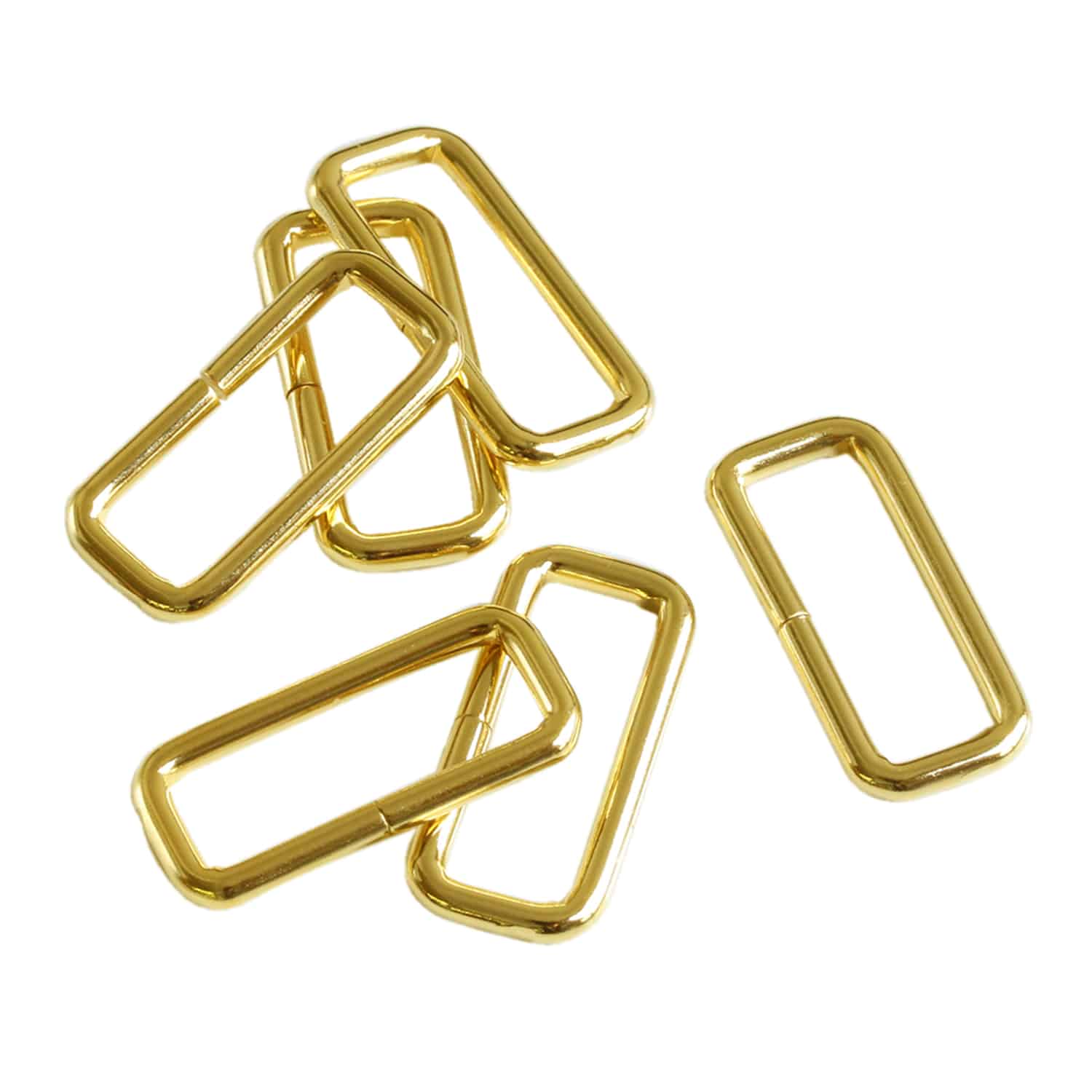 日本紐釦貿易 角カン 幅18mm 10個入 ゴールド S23-102 (ご注文単位1束)【直送品】