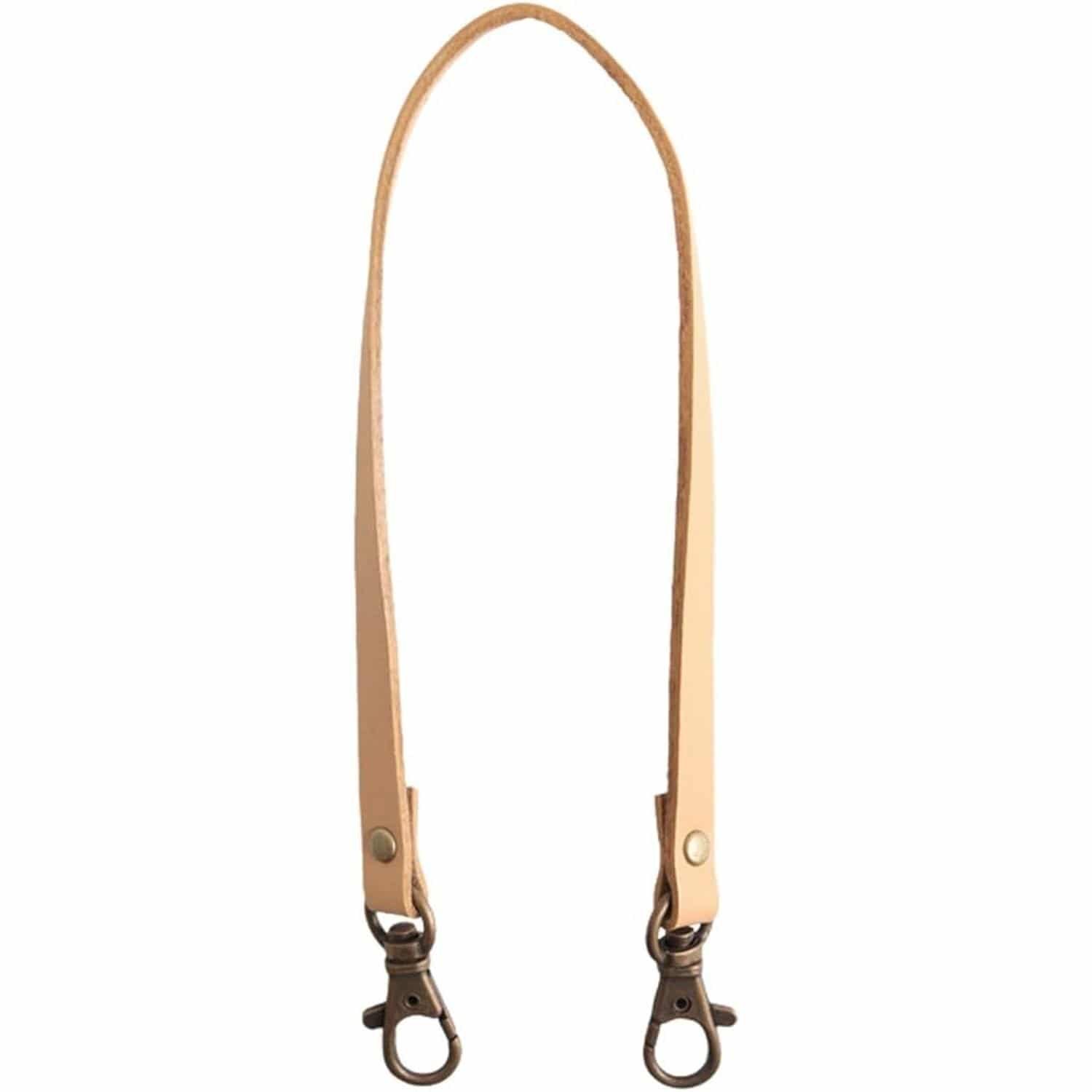 日本紐釦貿易 本革持ち手 ショルダー 1本入り 10mm巾×全長40cm ベージュ MAW1-E （ご注文単位1本）【直送品】