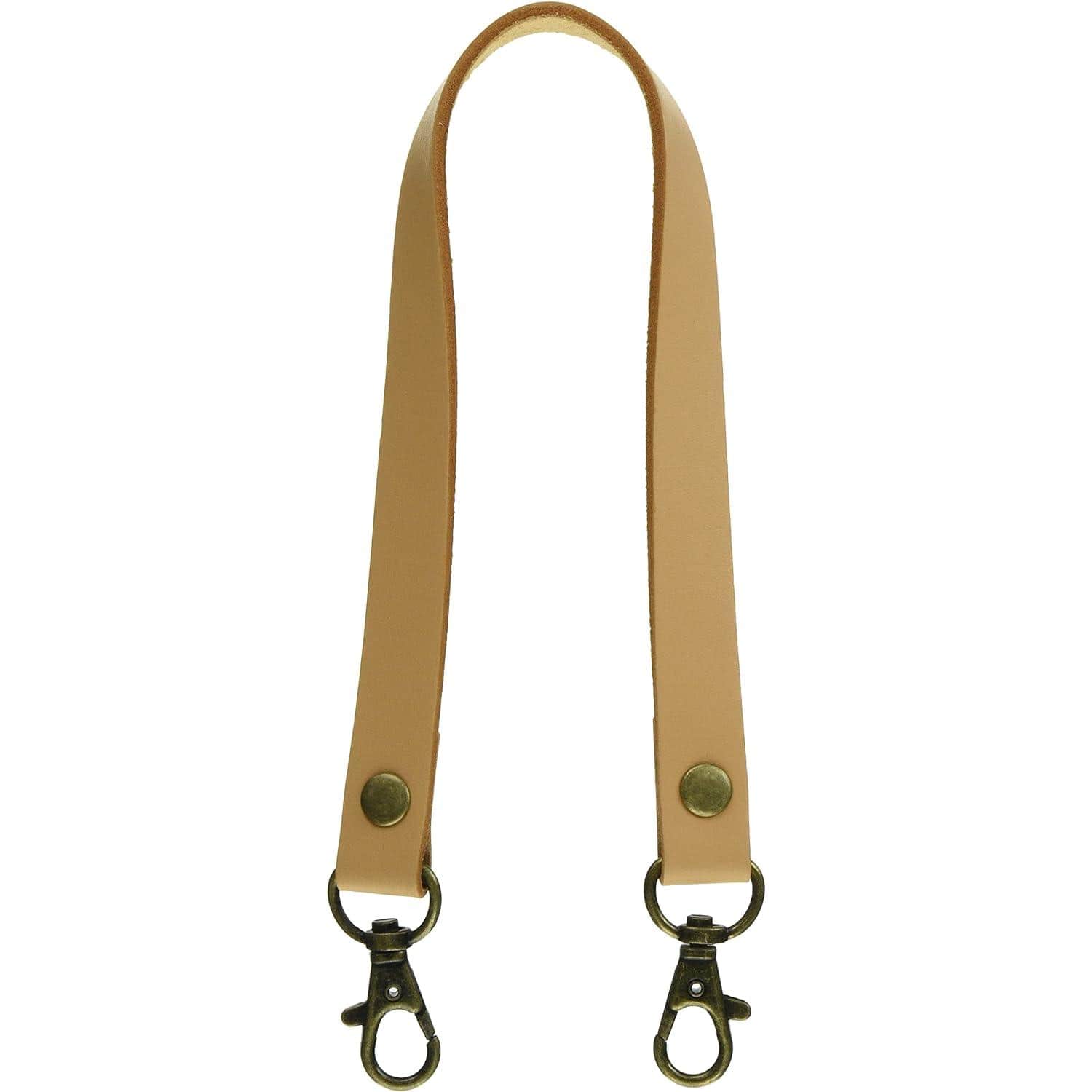 日本紐釦貿易 本革持ち手 ショルダー 1本入り 15mm巾×全長40cm ベージュ MAW2-E （ご注文単位1本）【直送品】