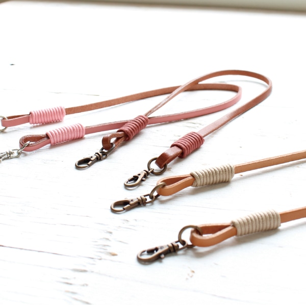 日本紐釦貿易 口金用本革持ち手 手さげタイプ1本手 40cm サックス MAW8-SB (ご注文単位1本)【直送品】