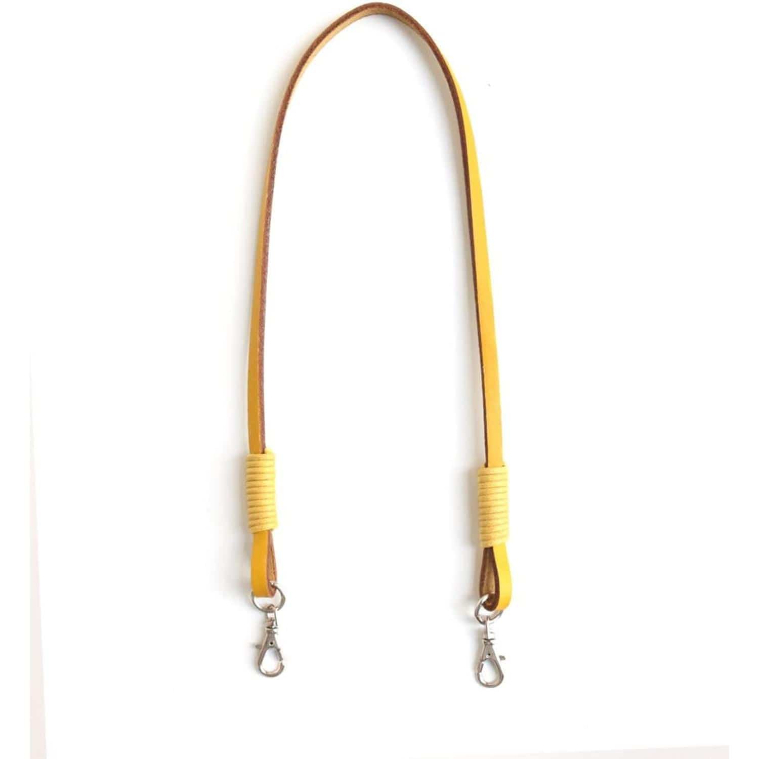 日本紐釦貿易 口金用本革持ち手 手さげタイプ1本手 40cm カラシ MAW8-KC (ご注文単位1本)【直送品】