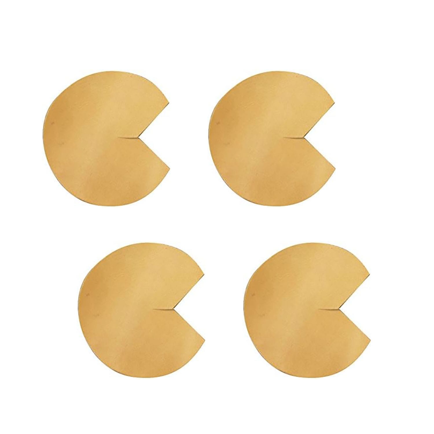 日本紐釦貿易 バッグ用コーナーカバーパーツ 4枚入 本革製 Sサイズ MAP101-E （ご注文単位1束）【直送品】