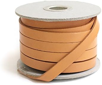 日本紐釦貿易 ヌメ革テープ 10mm 長さ10m巻 ベージュ MTLS1010-1 （ご注文単位1巻）【直送品】