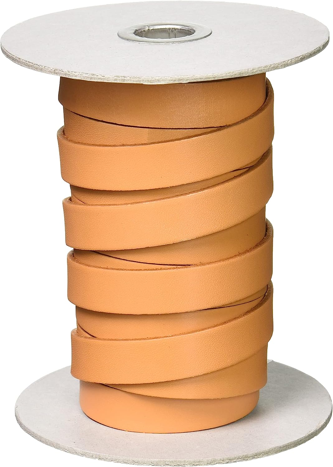 日本紐釦貿易 ヌメ革テープ 15mm巾 長さ10m巻 ベージュ MTLS1015-1 (ご注文単位1巻)【直送品】