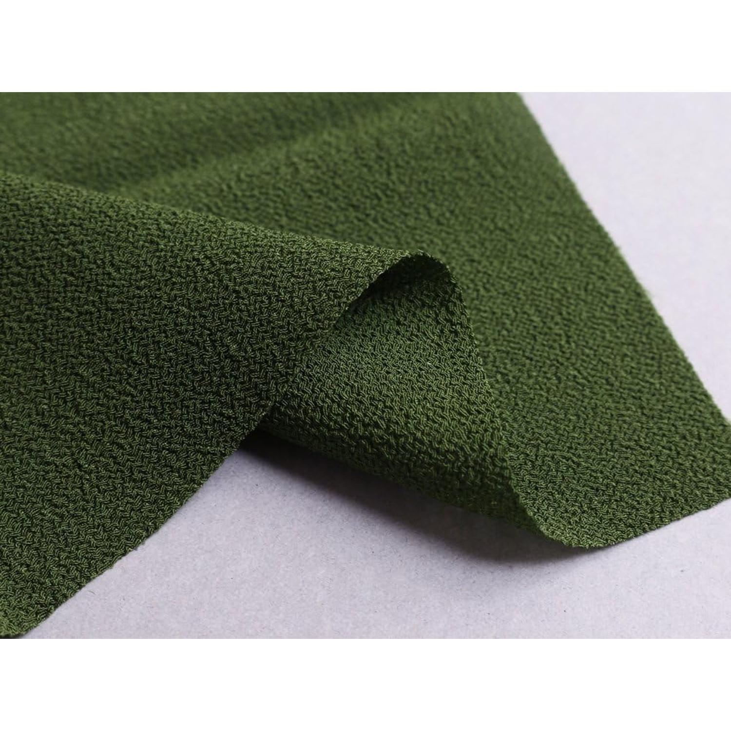 日本紐釦貿易 うずらちりめん 55x35cm 利休色 PUC-11 （ご注文単位1枚）【直送品】