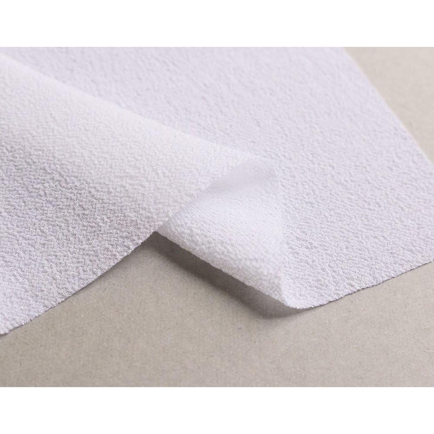 日本紐釦貿易 うずらちりめん 55x35cm 白 PUC-17 （ご注文単位1枚）【直送品】