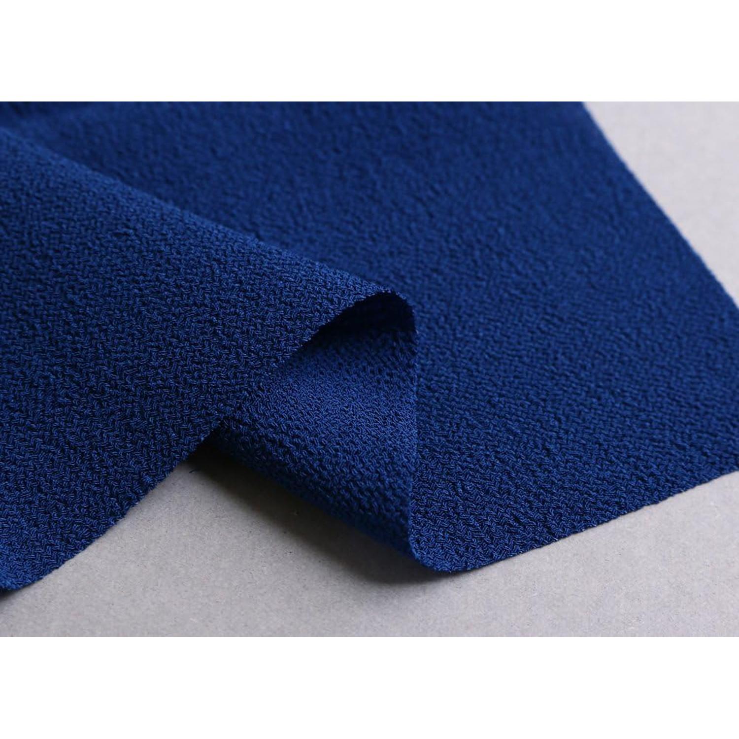 日本紐釦貿易 うずらちりめん 55x35cm 紺 PUC-28 （ご注文単位1枚）【直送品】