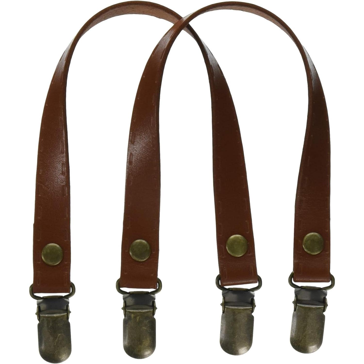 日本紐釦貿易 本革持手 サスペンダータイプ TH1-C (ご注文単位1組)【直送品】