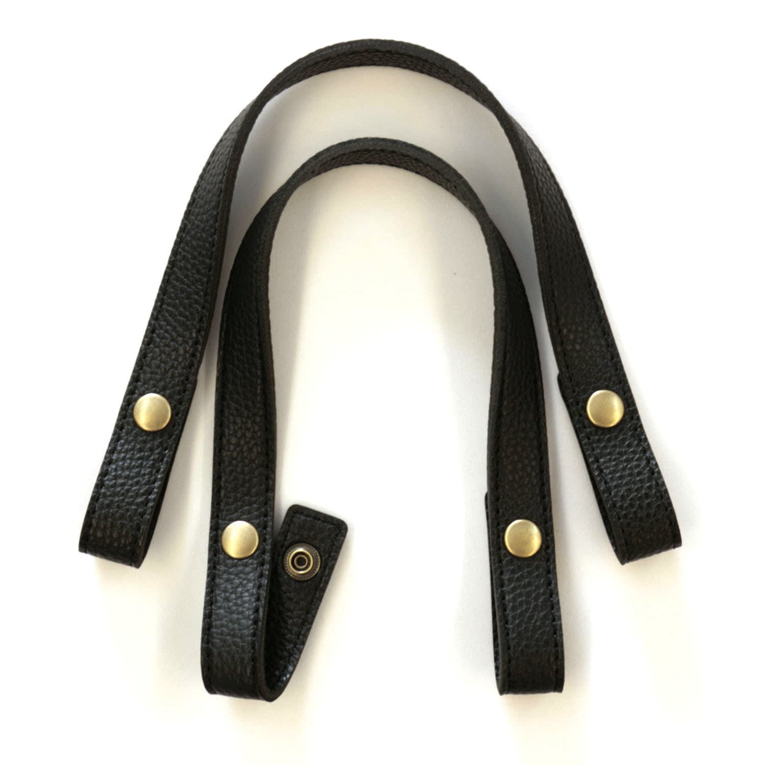 日本紐釦貿易 エンボス加工 ホック式かんたん付け替えハンドル AG/40cm 2本1組入 MAW55-B （ご注文単位1組）【直送品】