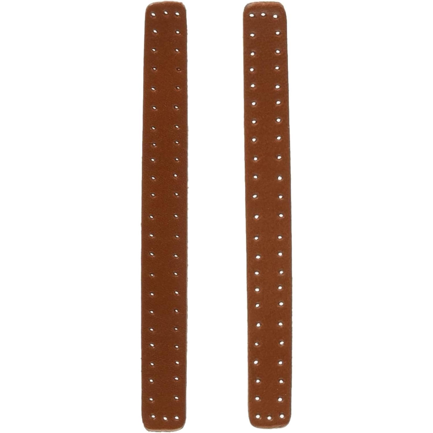 日本紐釦貿易 本革持手パーツ 2個入り 10mm巾×長さ100mm 茶 MAP114-BR (ご注文単位1束)【直送品】