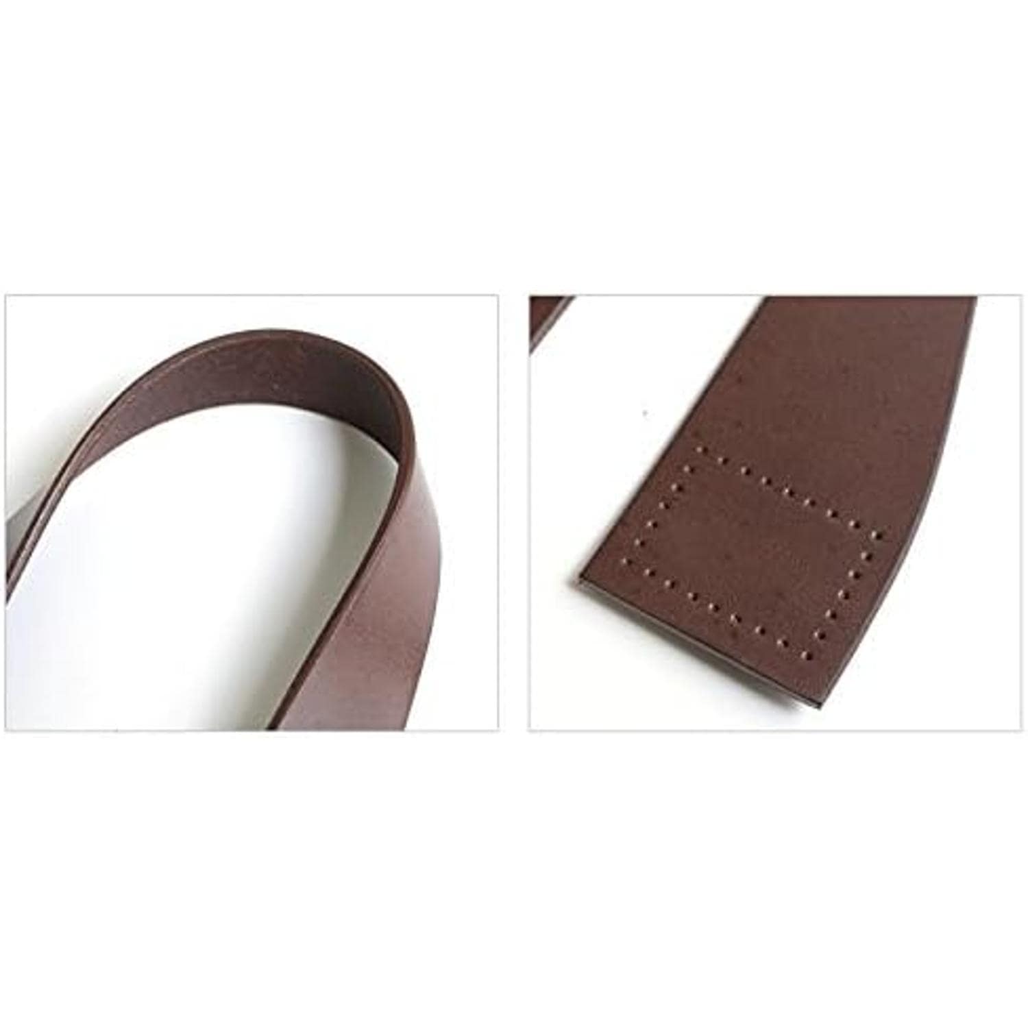 日本紐釦貿易 本革持ち手 48cm 2本入り 巾5.2cm ベージュ MAW30-E （ご注文単位1組）【直送品】