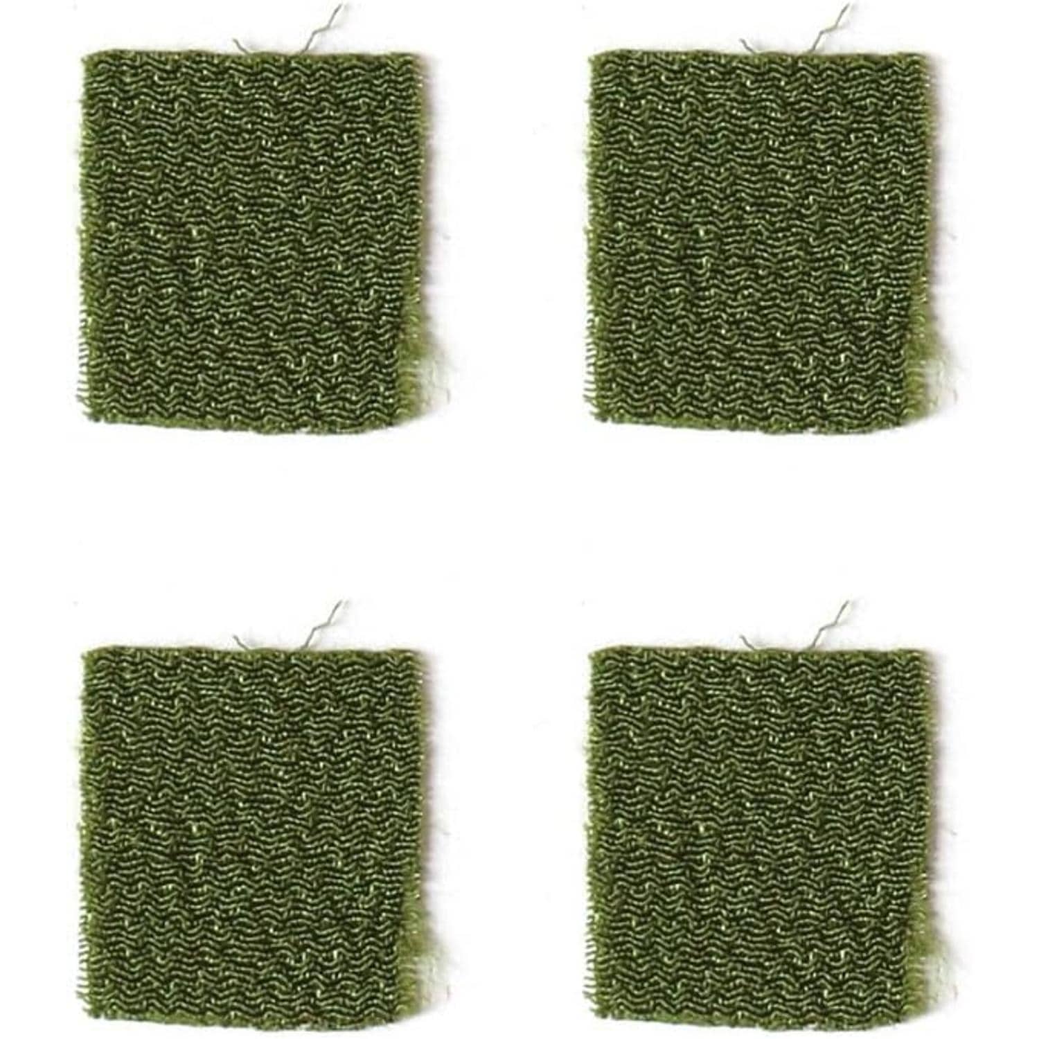 日本紐釦貿易 カット済 つまみ細工用一越ちりめん 無地 30枚入 16×16mm 11深緑 S50CH16-11 （ご注文単位1束）【直送品】