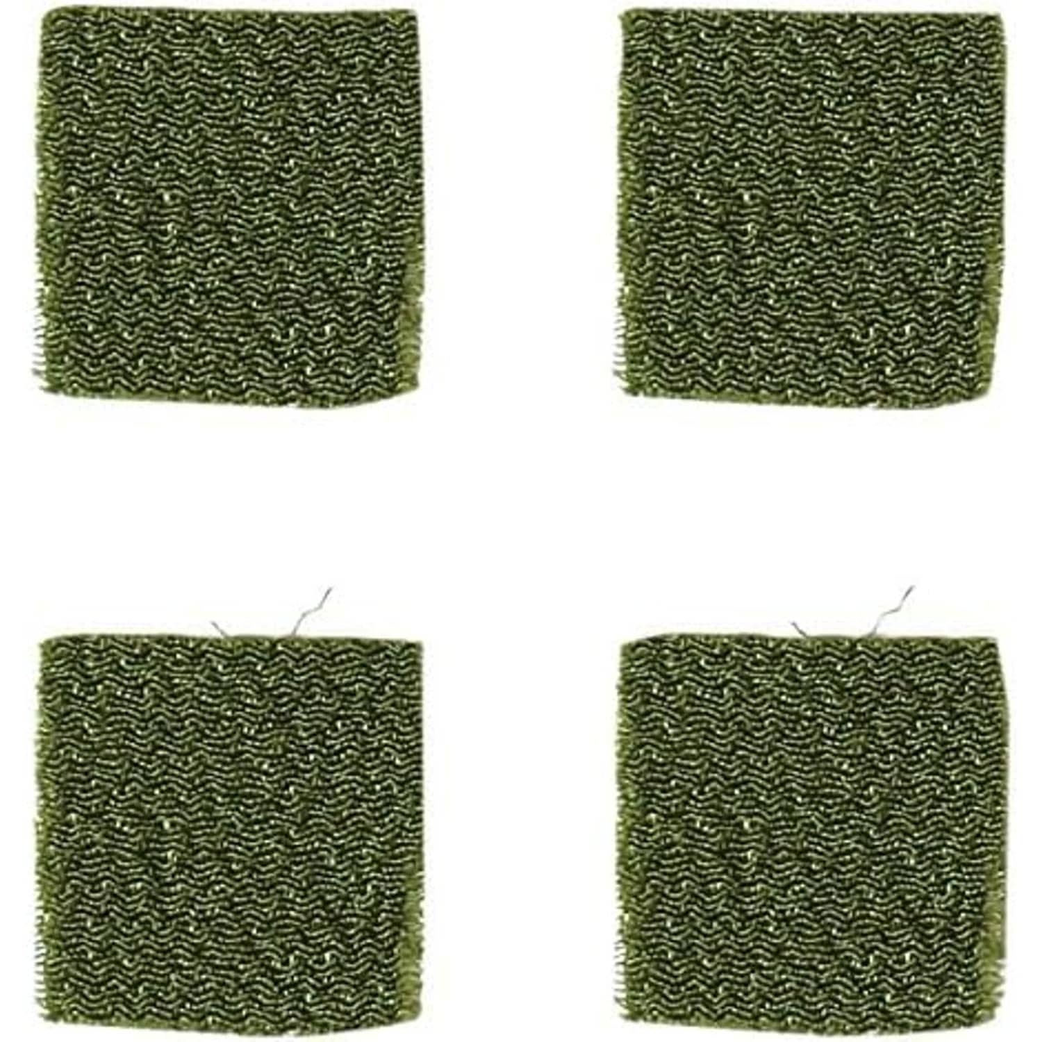 日本紐釦貿易 カット済 つまみ細工用一越ちりめん 無地 30枚入 22×22mm 11深緑 S50CH22-11 (ご注文単位1束)【直送品】