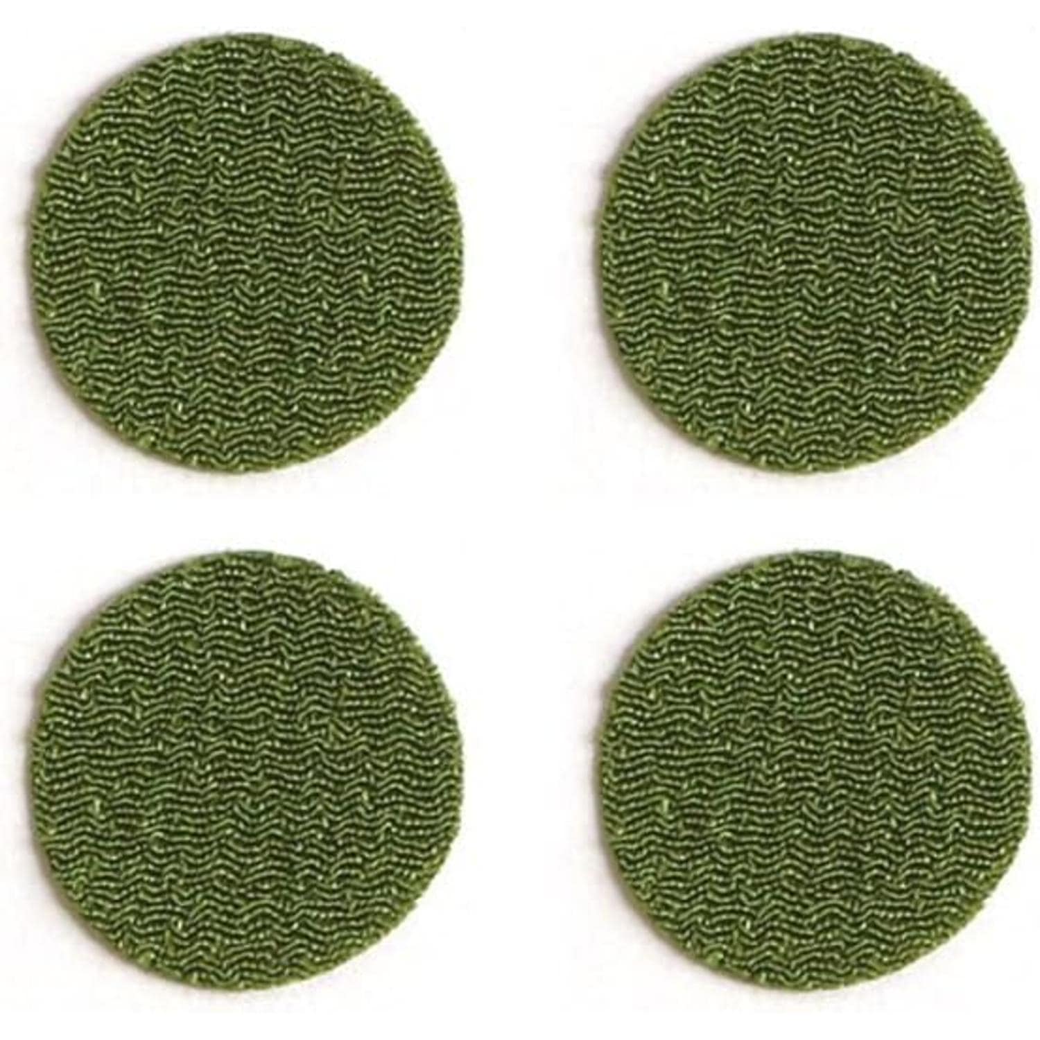 日本紐釦貿易 つまみ細工用 土台布 20枚入 φ12mm 深緑 S50DC12 (ご注文単位1束)【直送品】