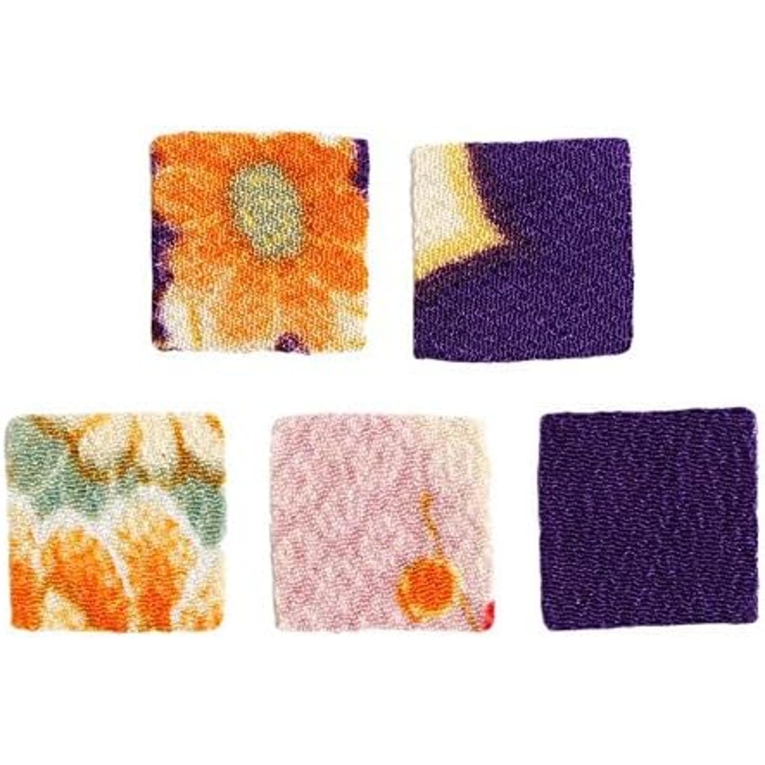 日本紐釦貿易 カット済 つまみ細工用一越ちりめん 柄 30枚入 16×16mm S50GC16-103 （ご注文単位1束）【直送品】