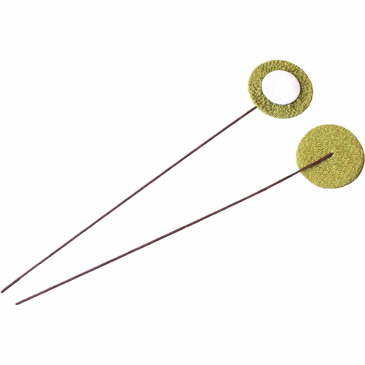 日本紐釦貿易 つまみ細工用 ワイヤー付き花台紙 松葉 φ18mm 5本入 S55H18-10 （ご注文単位1束）【直送品】