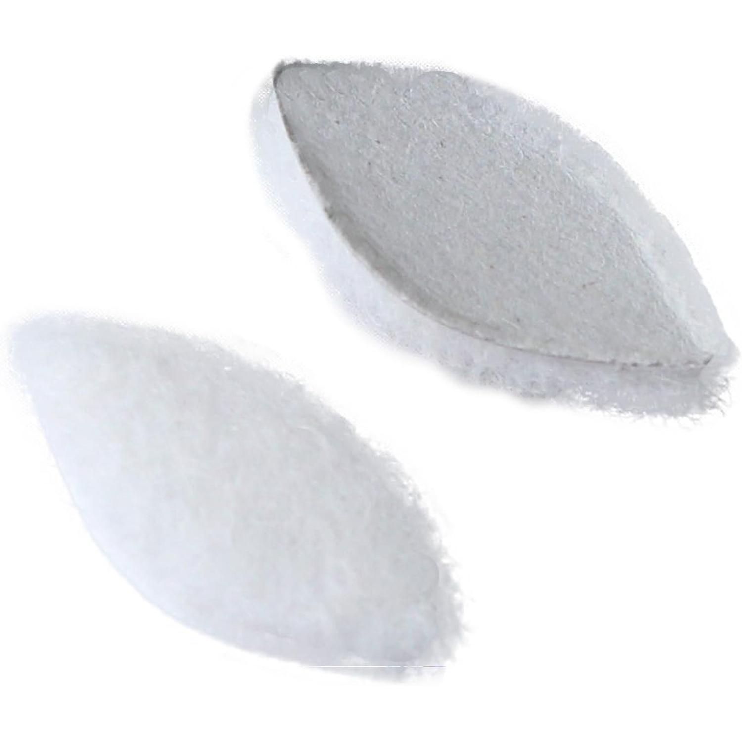 日本紐釦貿易 ちりめん細工用 押絵芯紙 葉A 白 2.5×1cm 10個入 S56-1 （ご注文単位1束）【直送品】