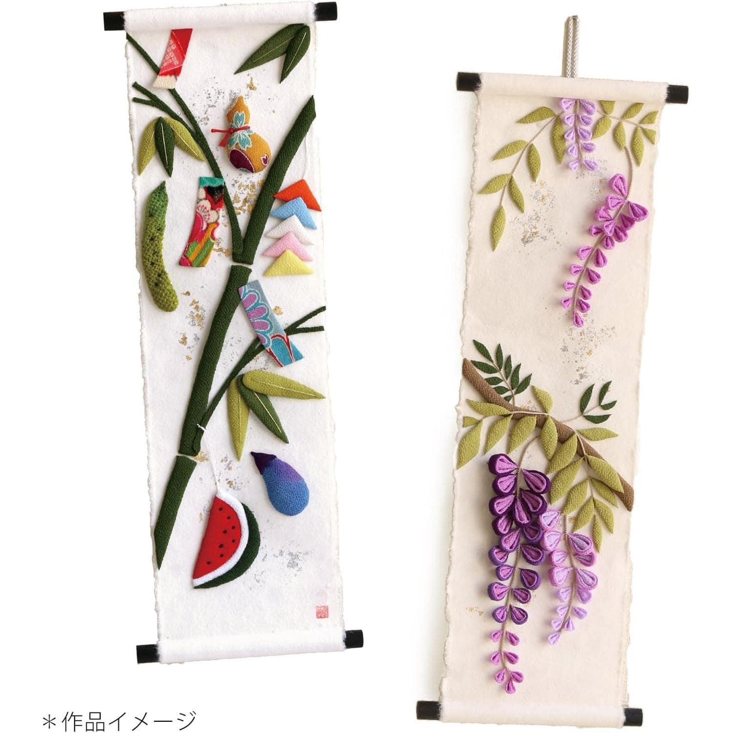 日本紐釦貿易 ちりめん細工用 押絵芯紙 葉B 白 3×4.5cm 10個入 S56-2 (ご注文単位1束)【直送品】