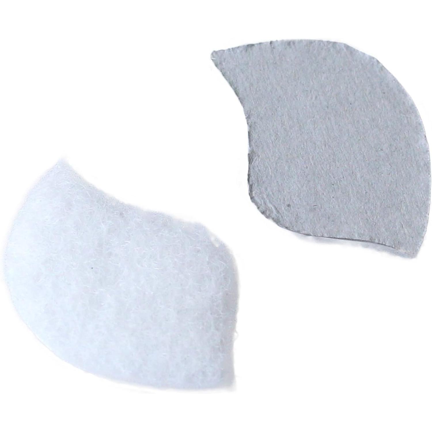 日本紐釦貿易 ちりめん細工用 押絵芯紙 葉D 白 4×2cm 8個入 S56-4 （ご注文単位1束）【直送品】