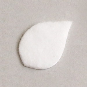 日本紐釦貿易 ちりめん細工用 押絵芯紙 葉E 白 3.5×2cm 7個入 S56-5 （ご注文単位1束）【直送品】