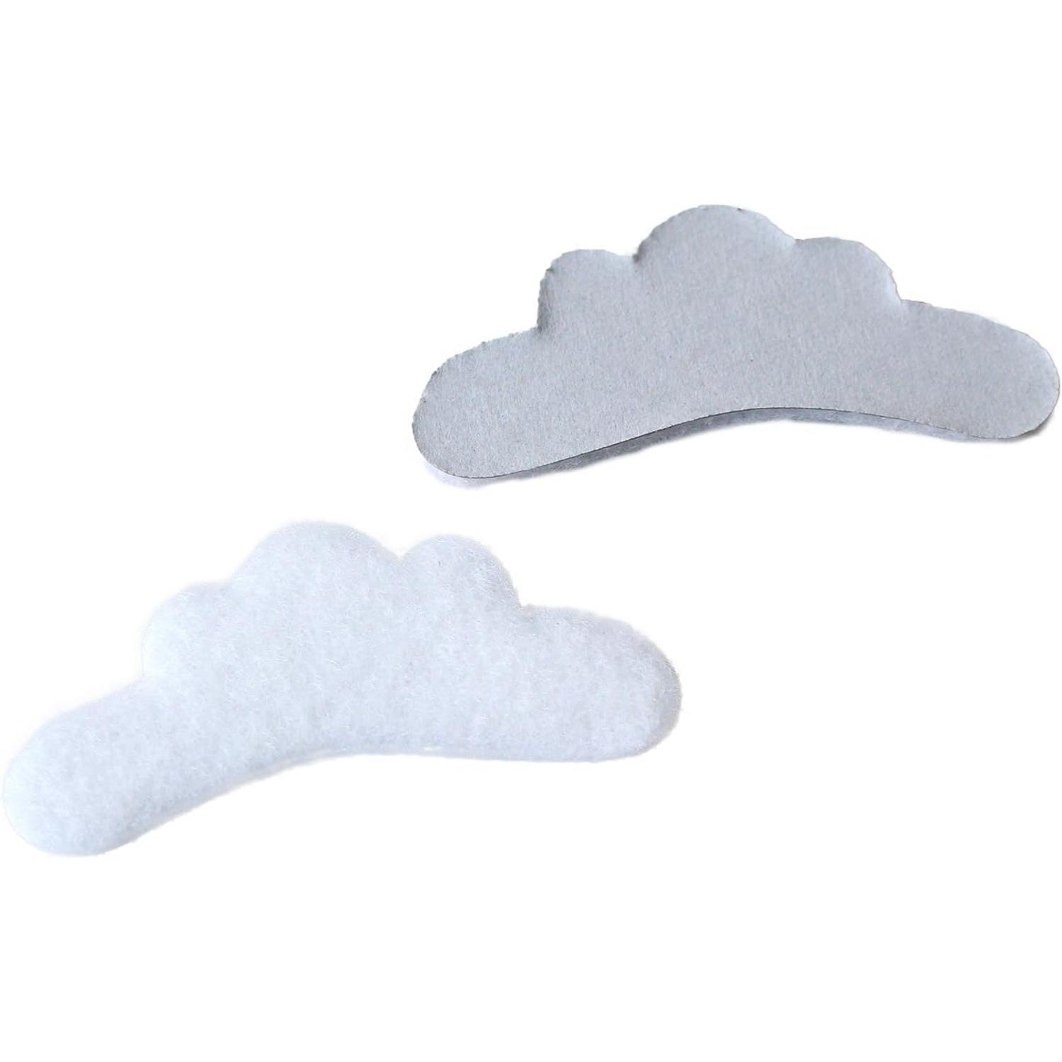 日本紐釦貿易 ちりめん細工用 押絵芯紙 松大 白 2.5×1.5cm 5個入 S56-8 （ご注文単位1束）【直送品】