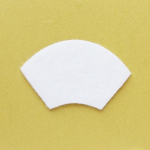 日本紐釦貿易 押絵パーツ 扇 75mm×45mm 5個 S56-13 (ご注文単位1束)【直送品】