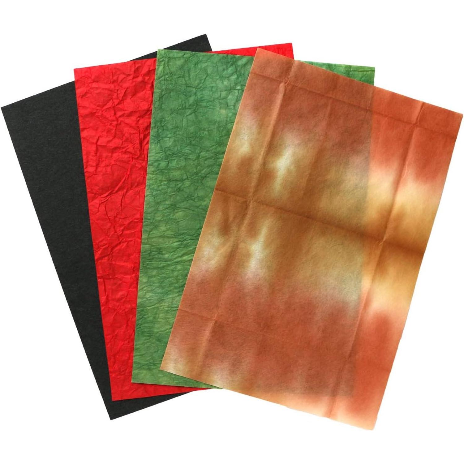 日本紐釦貿易 しだれ飾り用和紙 カラーセット W5×H22cm 4枚 S62-1 （ご注文単位1束）【直送品】