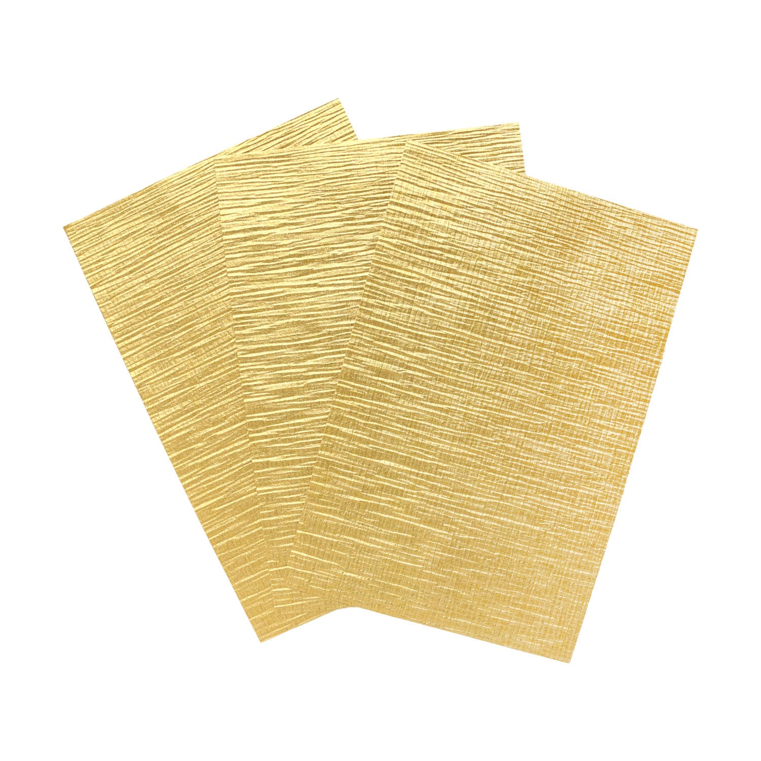 日本紐釦貿易 しだれ飾り用和紙 金色セット W5×H22cm 3枚 S62-2 （ご注文単位1束）【直送品】