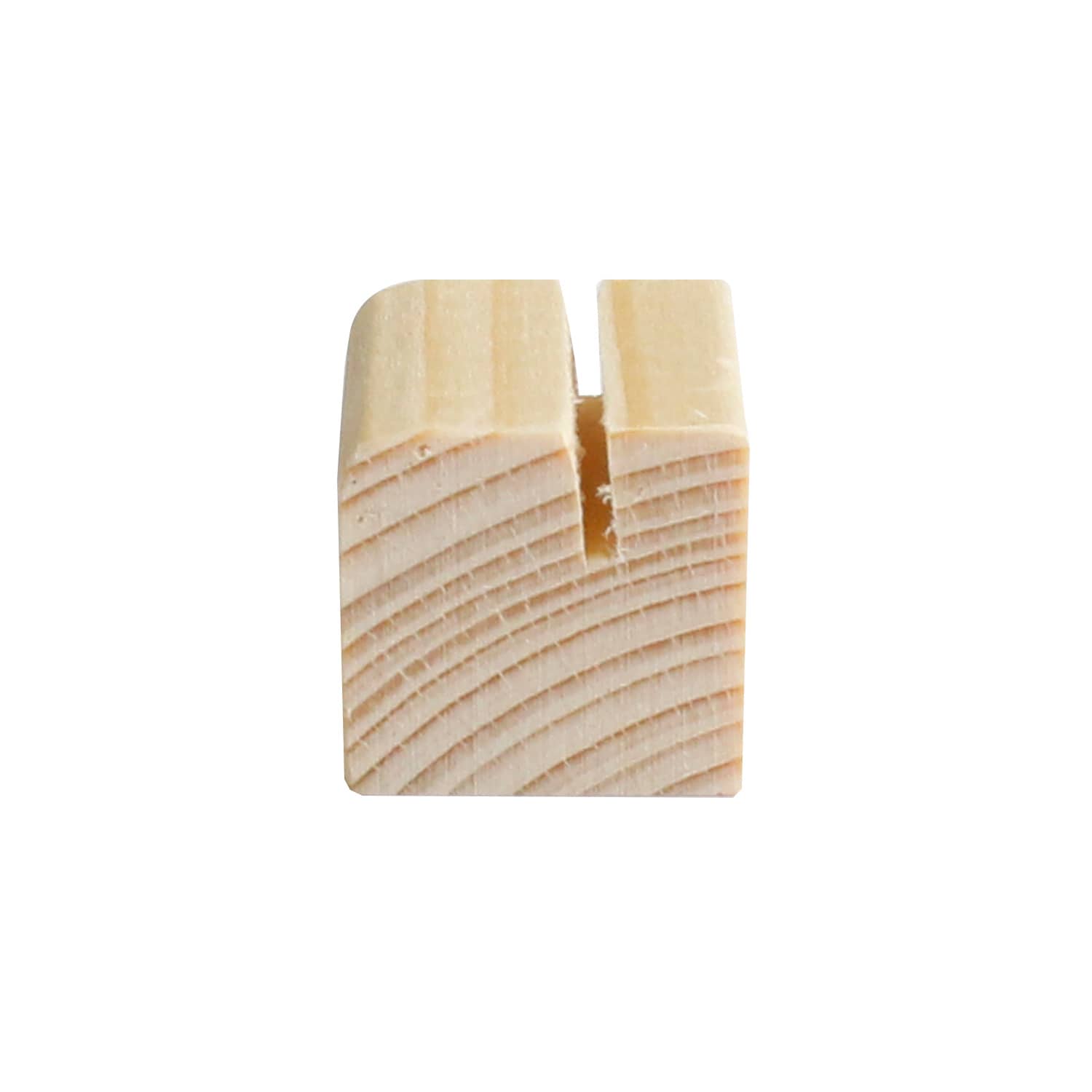 日本紐釦貿易 木製カード立て H1.8×W2×D2㎝ ベージュ S40-9 （ご注文単位1束）【直送品】