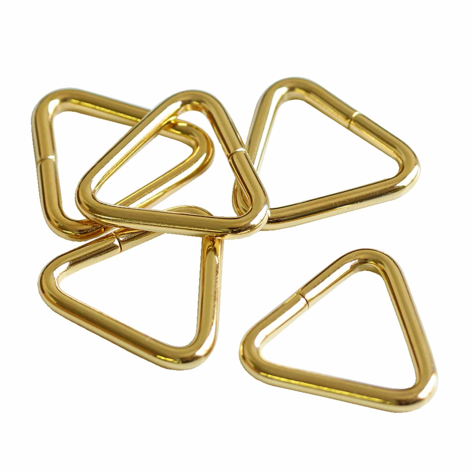 日本紐釦貿易 三角カン 21mm 10個入 ゴールド S25-101 (ご注文単位1束)【直送品】