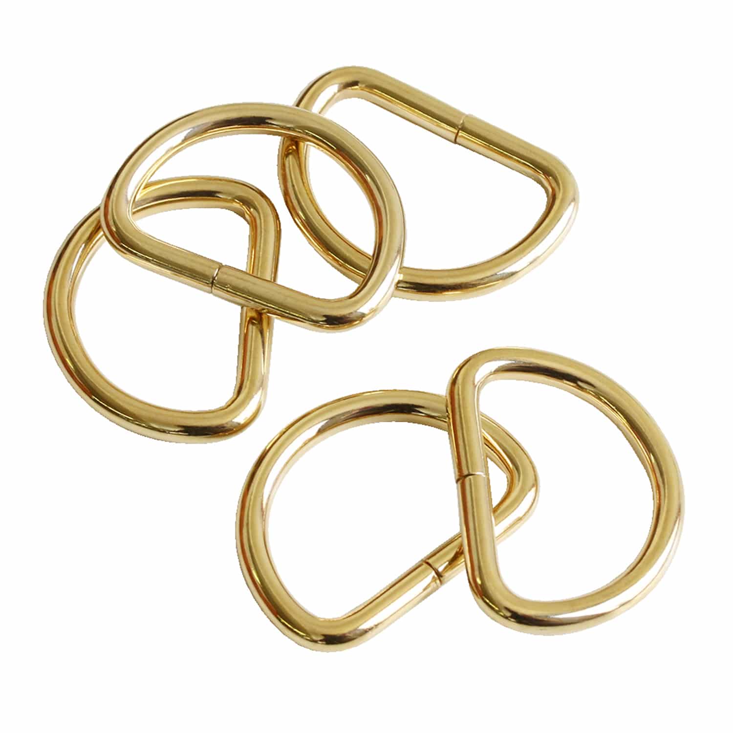 日本紐釦貿易 Dカン 幅21mm 10個入 ゴールド S22-105 （ご注文単位1束）【直送品】