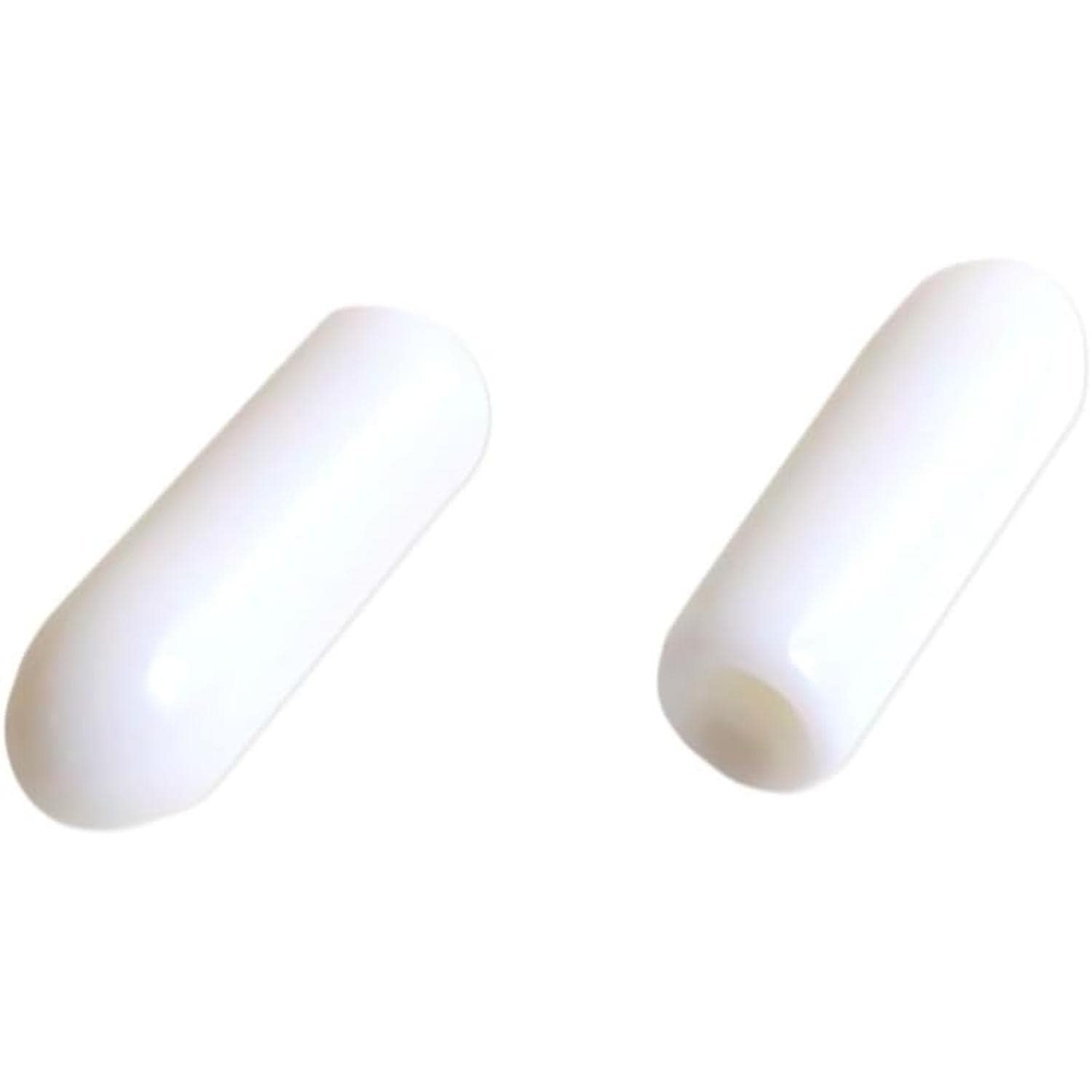 日本紐釦貿易 アルミワイヤー用キャップ 10個入 W4×H11mm ホワイト CAP1-10 (ご注文単位1束)【直送品】