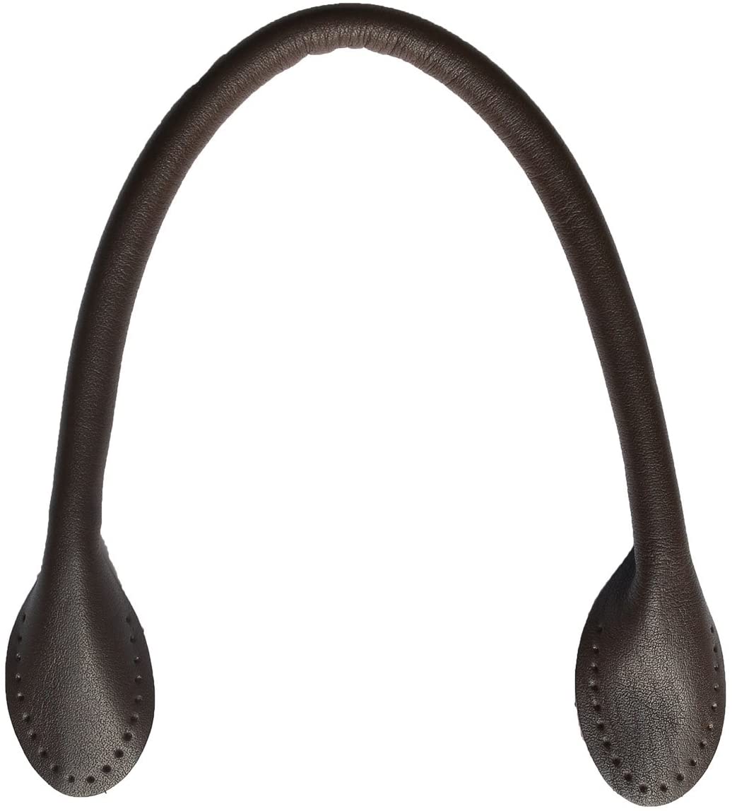 日本紐釦貿易 スリム本革持ち手 チョコ 約36cm 1組2本入 MKT23-C （ご注文単位1組）【直送品】