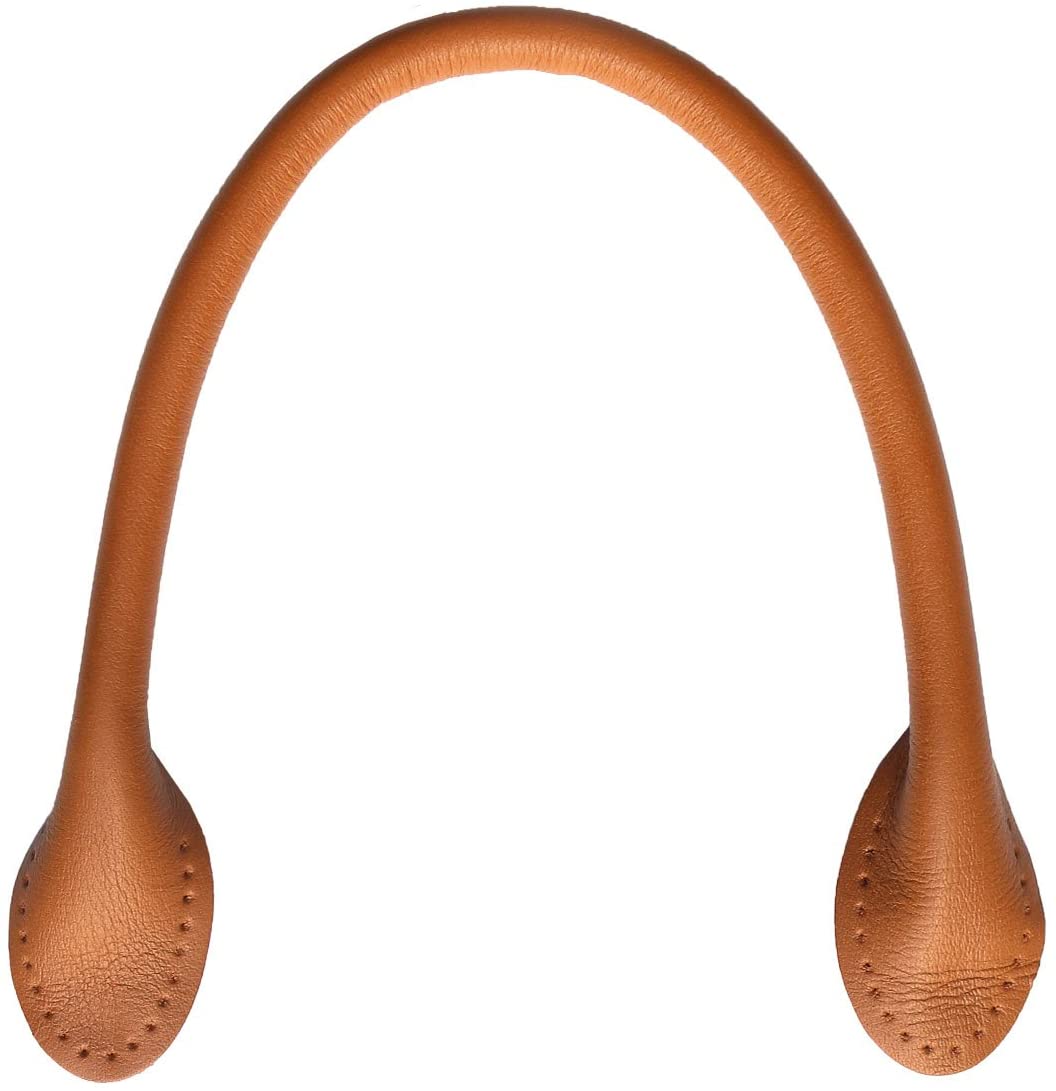 日本紐釦貿易 スリム本革持ち手 キャメル 約36cm 1組2本入 MKT23-Y （ご注文単位1組）【直送品】