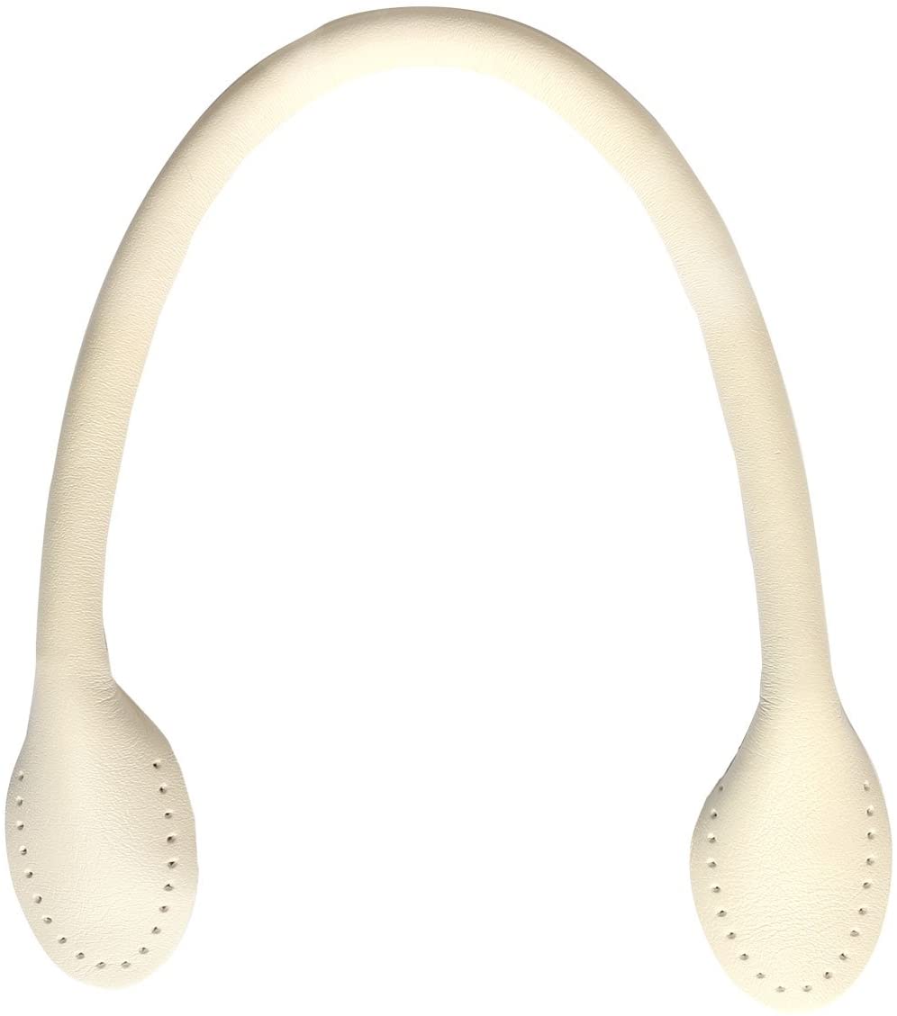 日本紐釦貿易 スリム本革持ち手 アイボリー 約36cm 1組2本入 MKT23-IV （ご注文単位1組）【直送品】