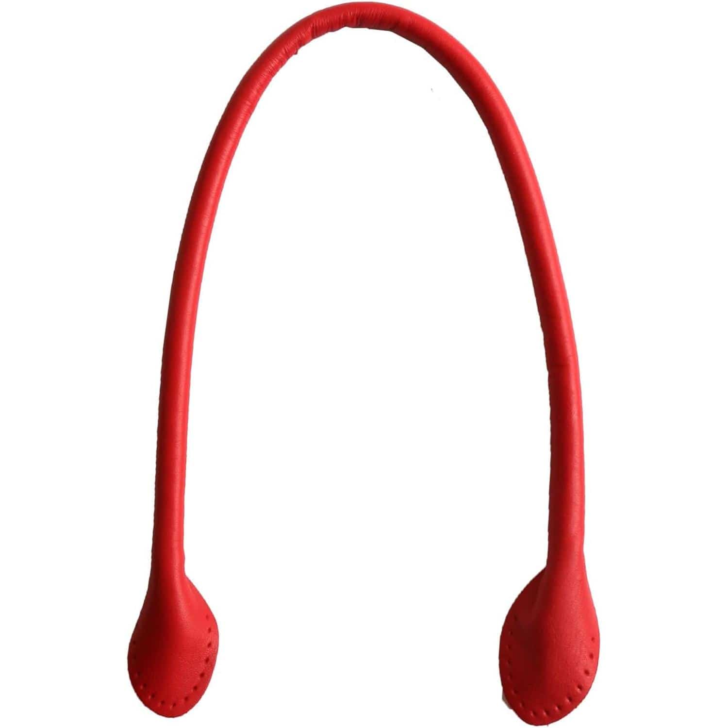 日本紐釦貿易 本革持ち手 赤 約50cm 1組入 MKT10-R (ご注文単位1組)【直送品】