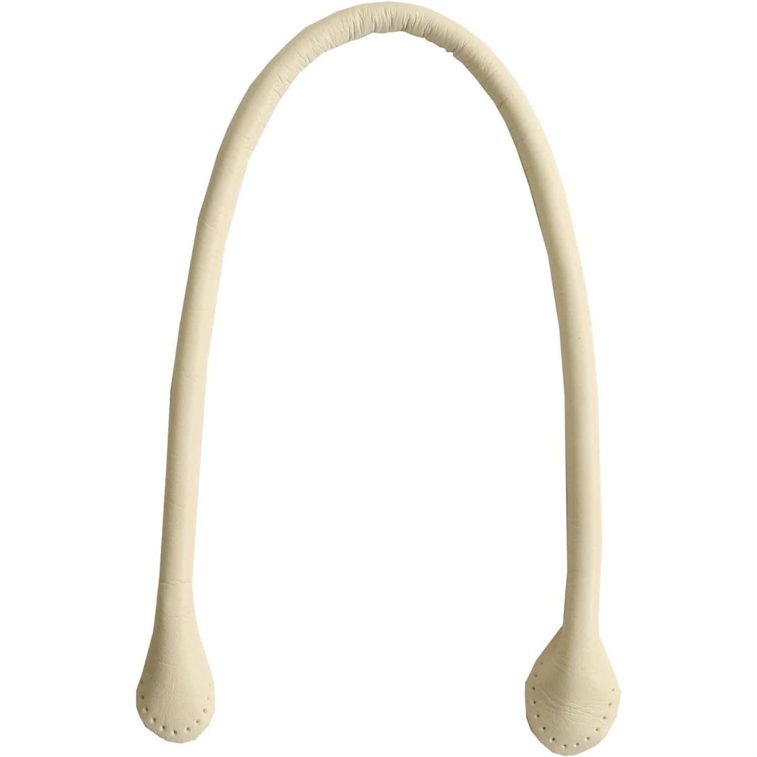 日本紐釦貿易 本革持ち手 アイボリー 約50cm 1組入 MKT10-IV (ご注文単位1組)【直送品】