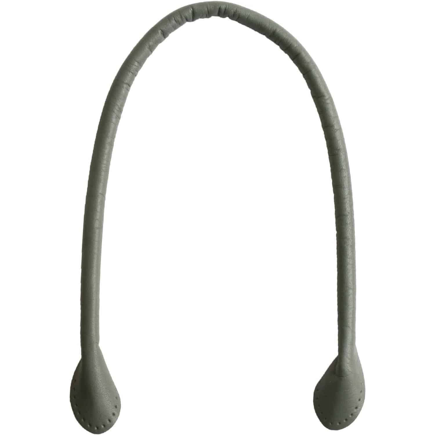 日本紐釦貿易 本革持ち手 グレー 約50cm 1組入 MKT10-S (ご注文単位1組)【直送品】