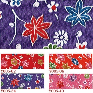 日本紐釦貿易 ちりめんカット 友禅 約23×33cm 鹿子柄 桃色 Y005-40 （ご注文単位1枚）【直送品】