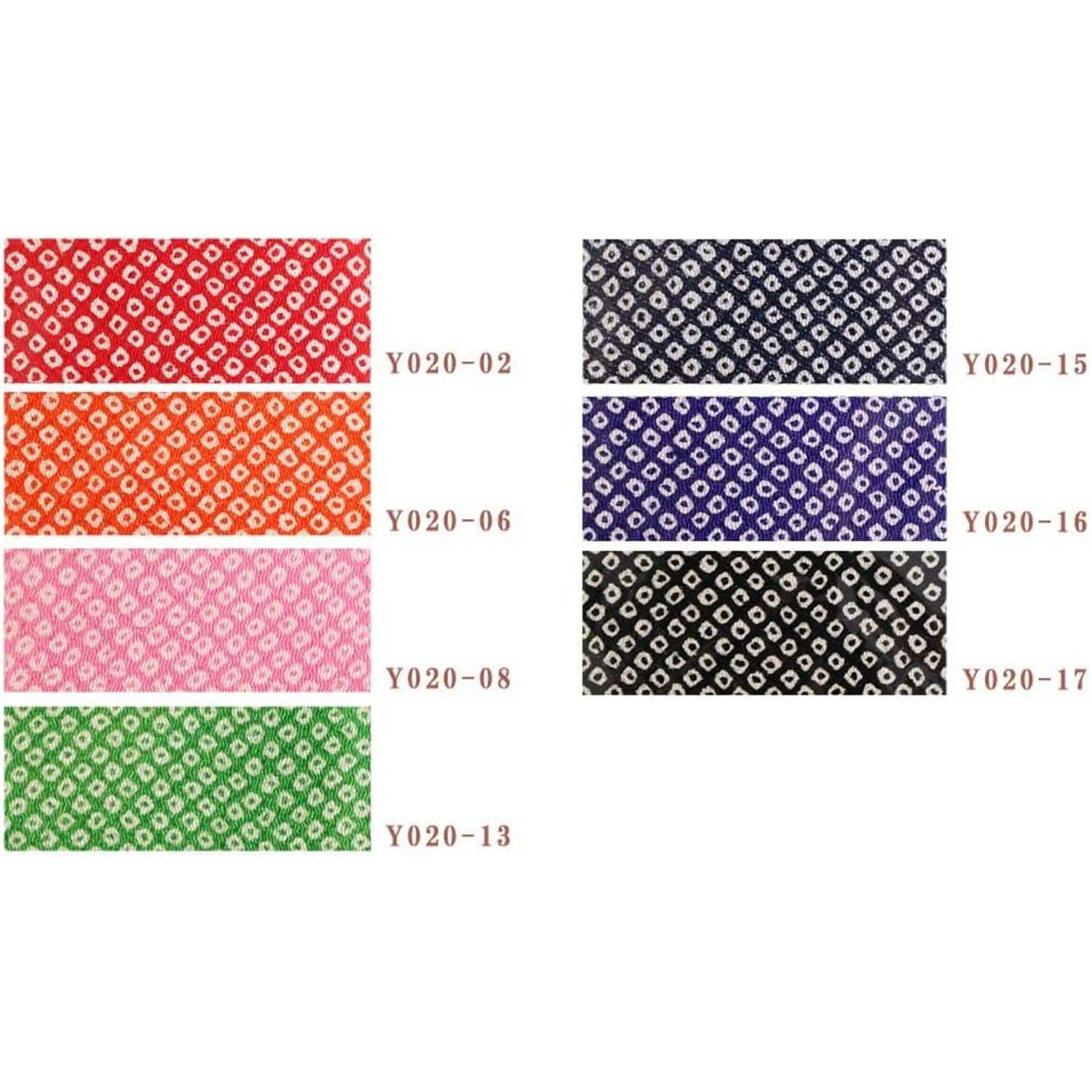 日本紐釦貿易 ちりめんカット 友禅 約23×33cm 鹿子柄 紺 Y020-15 （ご注文単位1枚）【直送品】