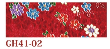 日本紐釦貿易 ちりめんカット 金彩 約23×33cm 手鞠柄 葡萄色 GH41-02 (ご注文単位1枚)【直送品】