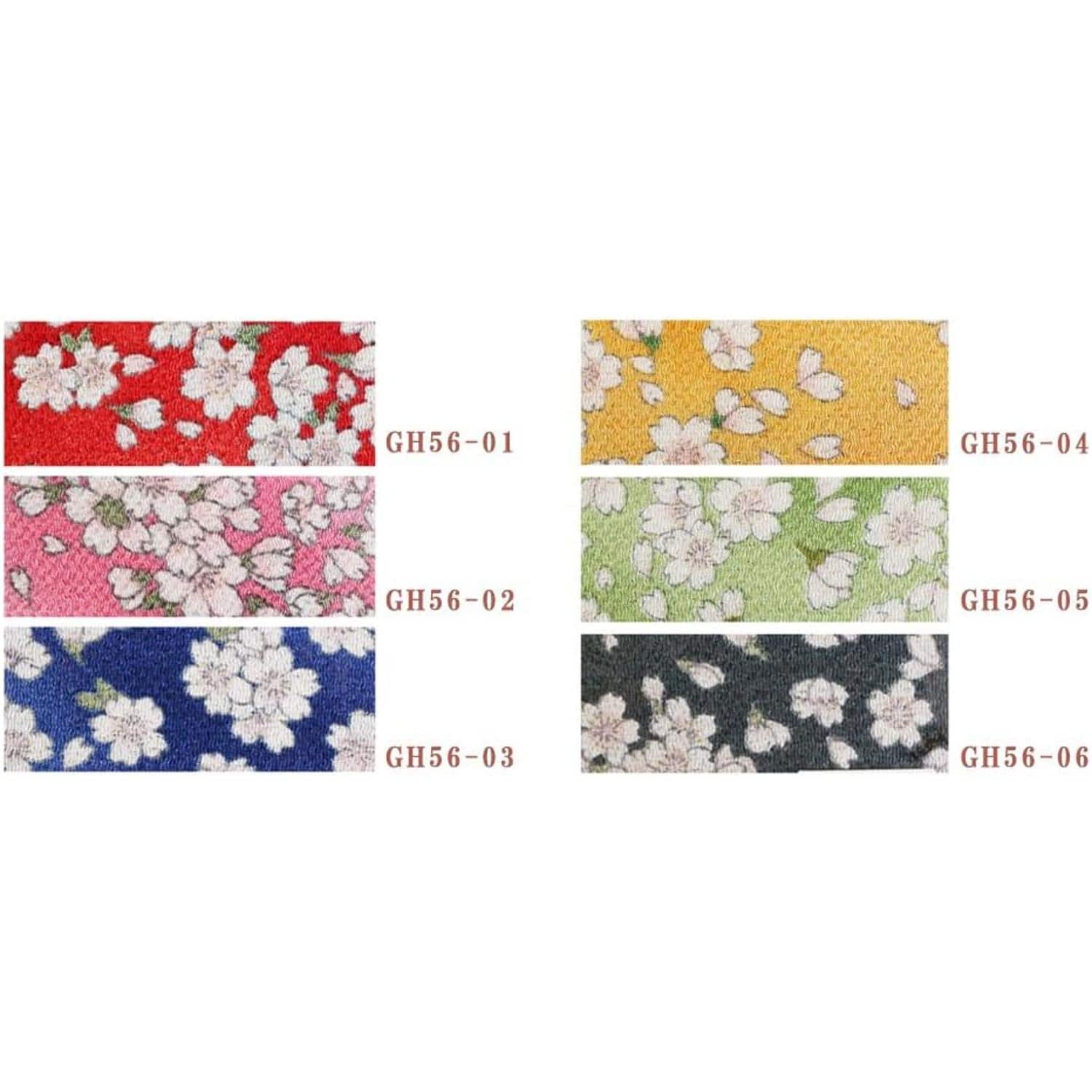 日本紐釦貿易 ちりめんカット 金彩 約23×33cm 桜柄 黄緑 GH56-05 （ご注文単位1枚）【直送品】