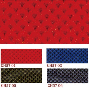 日本紐釦貿易 ちりめんカット 金彩 約23×33cm 青海波柄 灰色 GH57-06 （ご注文単位1枚）【直送品】