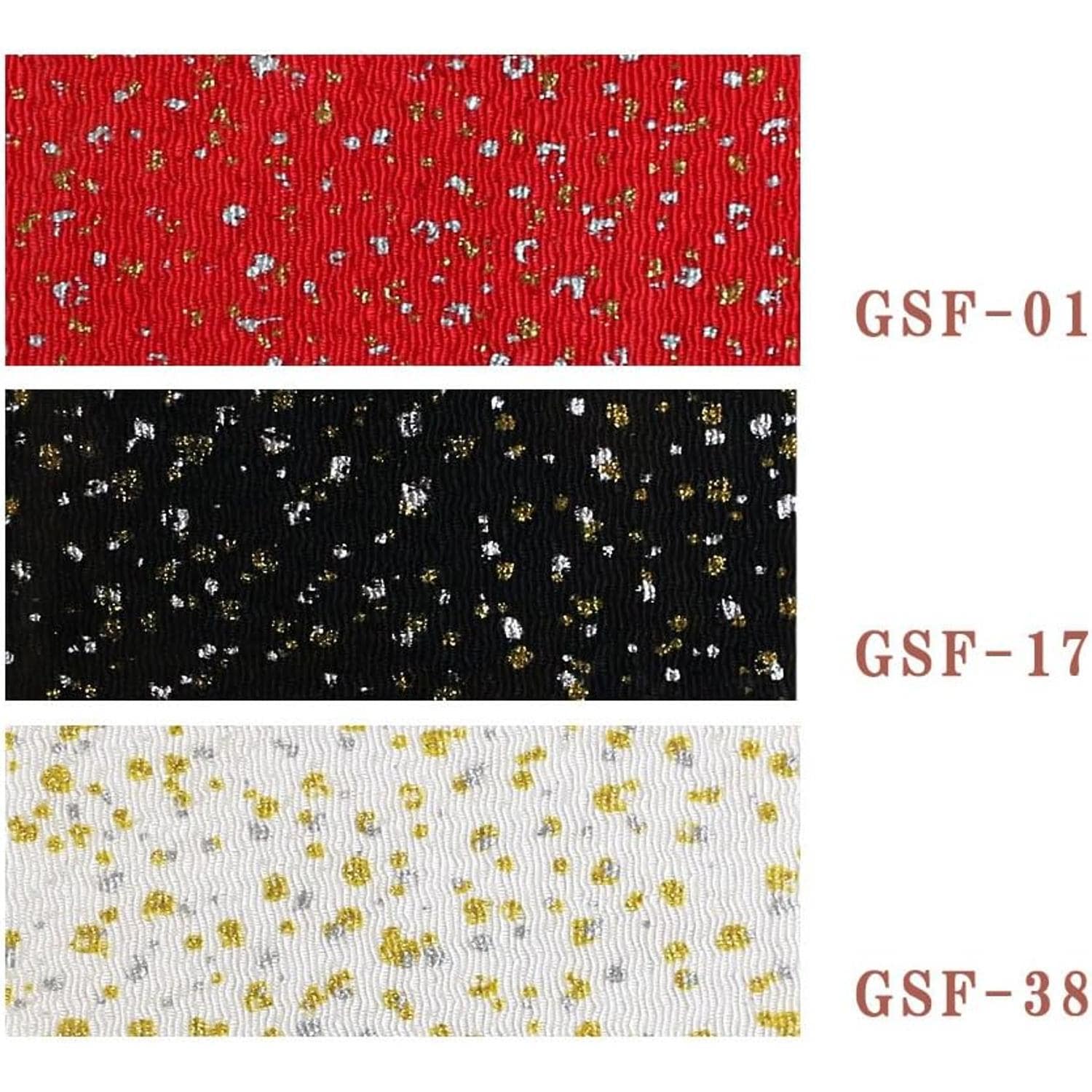 日本紐釦貿易 ちりめんカット 金彩 約23×33cm 白 GSF-38 (ご注文単位1枚)【直送品】