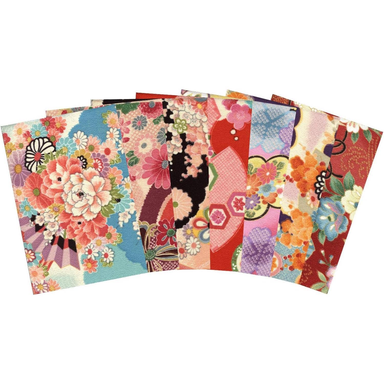 日本紐釦貿易 一越ちりめんアソート7柄セット 22×15cm S52-101 （ご注文単位1セット）【直送品】